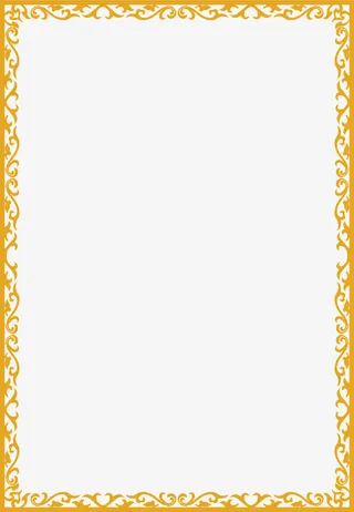 矢量复古欧风边框免抠