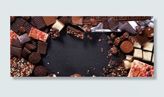 巧克力背景高清