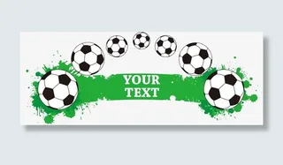 足球绿色墨点矢量素材免抠