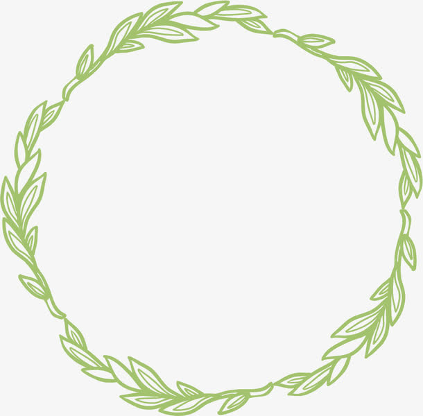 花环花边手绘边框免抠装饰边框元素