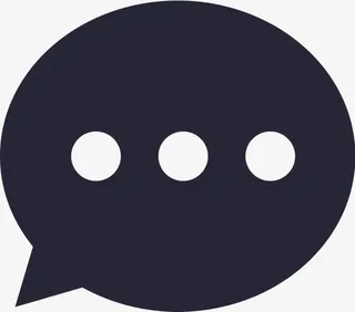 手绘黑色信息图标免抠