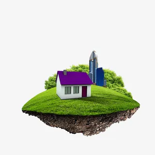 漂浮的地面免抠