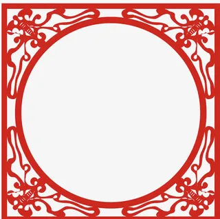 中国风边框免抠