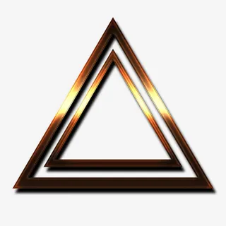 游戏边框 装饰 细节 质感 双层三角免抠