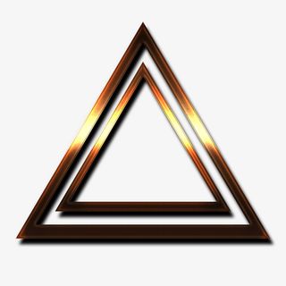 游戏边框 装饰 细节 质感 双层三角免抠