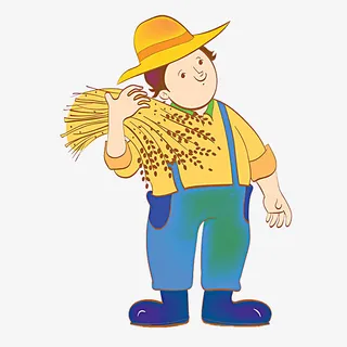 抱着麦子的男人免抠