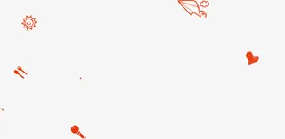 学生学习红色不同图形免抠