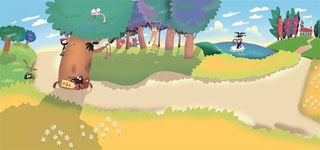 卡通画背景高清