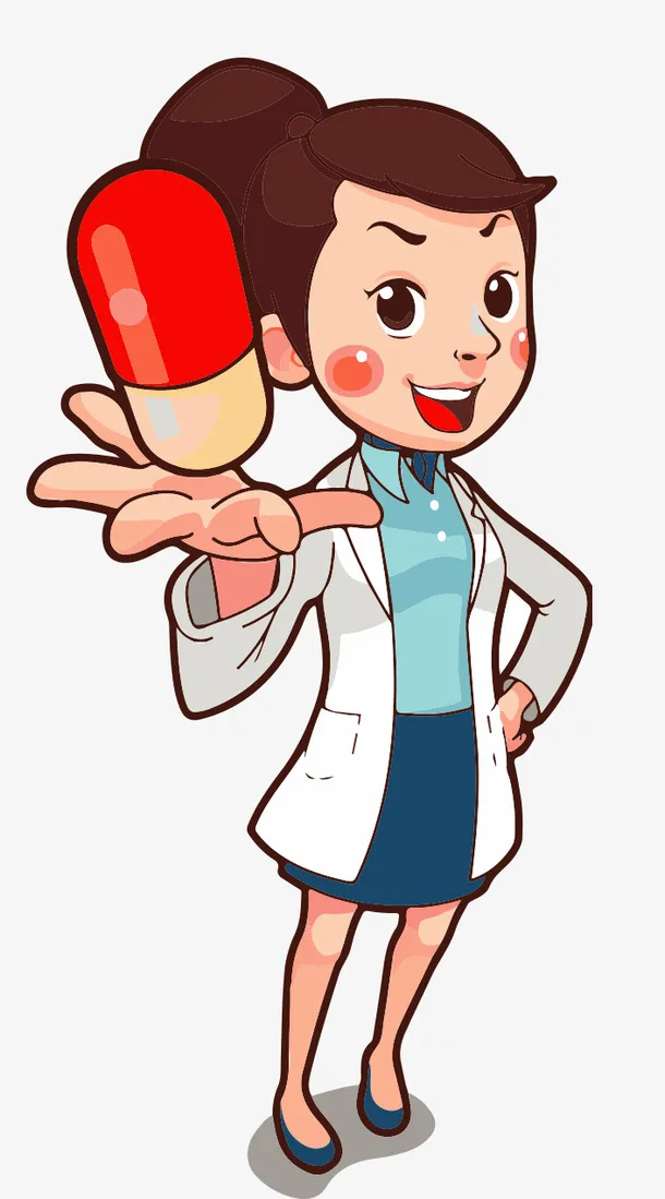女医生和胶囊免抠