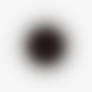 漫画放射点素材免抠