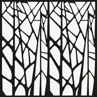 现代简约黑色树枝免抠