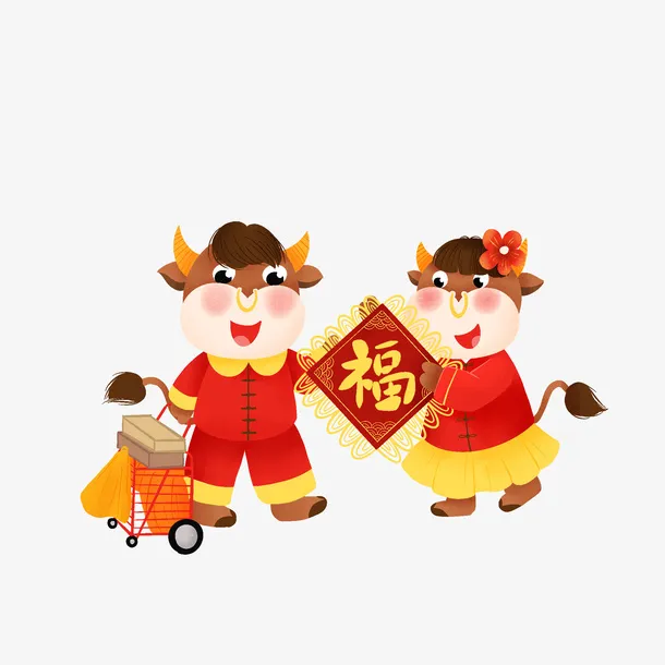 双牛报福免抠