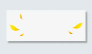 黄色落叶 秋天风景素材免抠