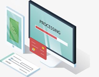 电脑屏幕支付进度免抠
