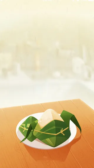 端午节简约温馨H5背景素材高清