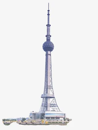 河南焦作电视塔免抠