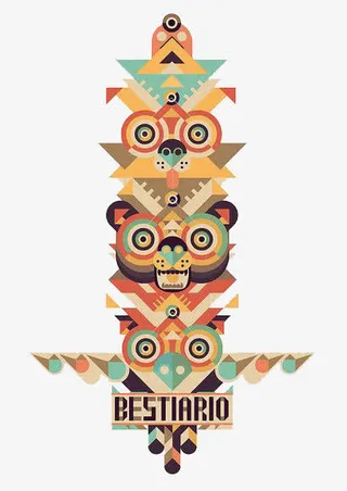 民族风动物免抠