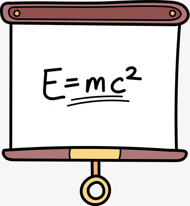 矢量手绘黑板教学设备免抠