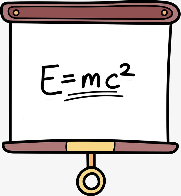 矢量手绘黑板教学设备免抠
