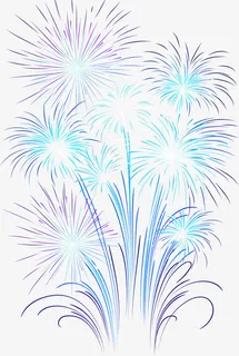 紫色唯美烟花效果免抠 紫色唯美烟花效果免抠