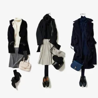 黑色衣裙搭配免抠