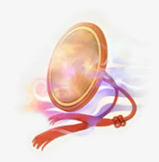 中国风发光镜子免抠