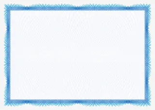 精美欧式花纹花边证书矢量素材免抠