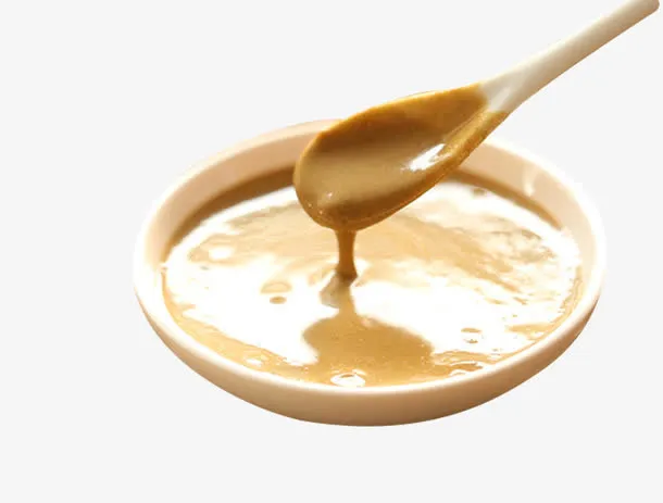 搅拌的葛根粉糊素材免抠