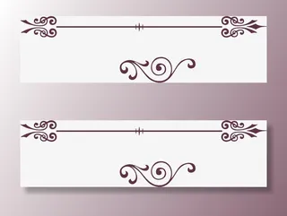 场景复古分割线免抠