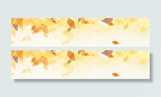 秋季上市商铺手绘banner壁纸