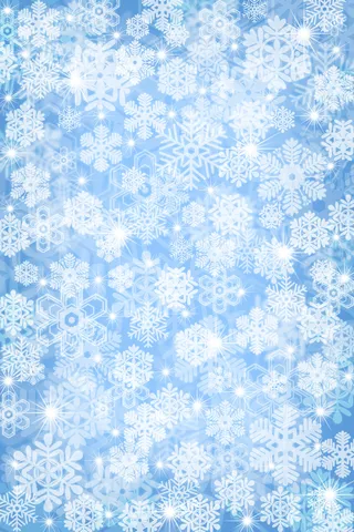 蓝色雪花背景素材高清