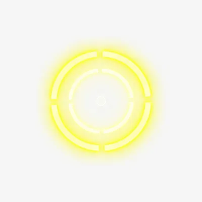 黄色光环免抠