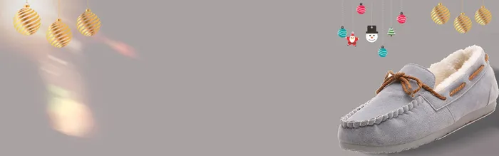 天猫冬季时尚保暖女鞋简约浅灰banner高清
