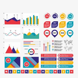 ppt元素信息展示免抠