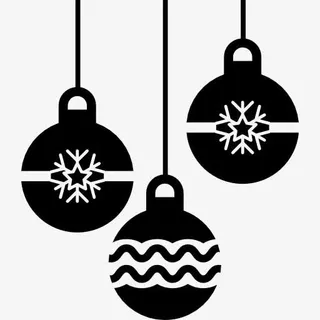 圣诞装饰品图标免抠