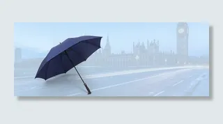 淘宝雨伞城市背景高清