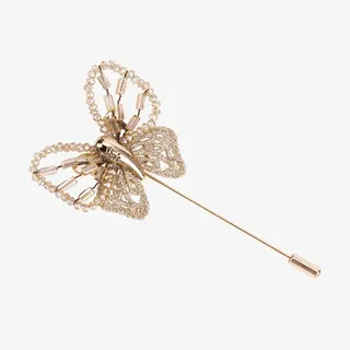 精品仿水晶镂空刺绣蝴蝶胸针花免抠 精品仿水晶镂空刺绣蝴蝶胸针花免抠