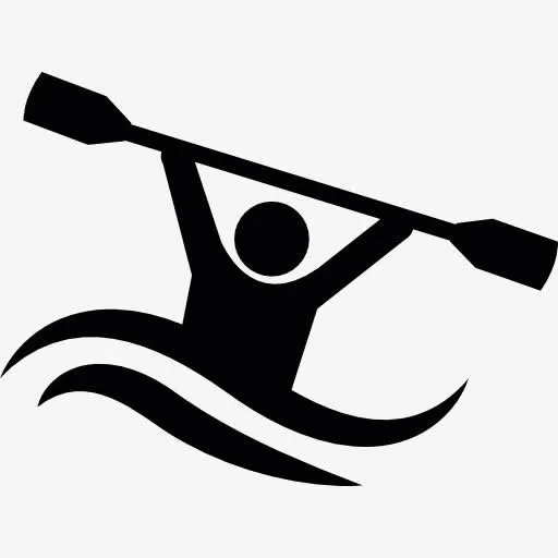 皮划艇比赛LOGO免抠
