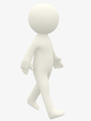 行走中的小人免抠