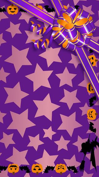 蝴蝶结五角星H5背景高清