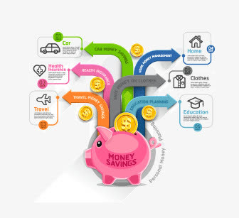 箭头商务信息矢量图免抠