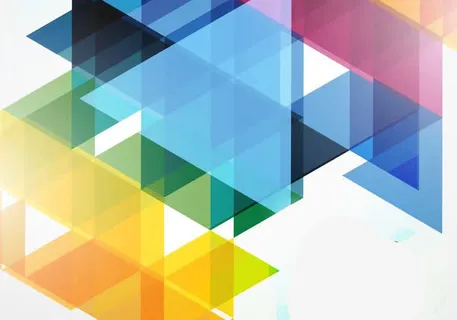 2017时尚小方块儿渐变装饰免抠