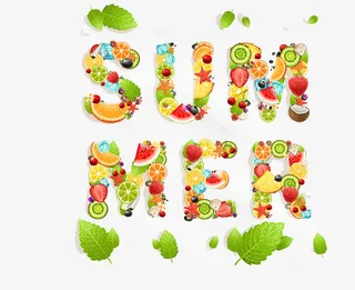 summer水果字体免抠