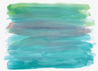 涂鸦渐变蓝色水粉创意装饰图案免抠