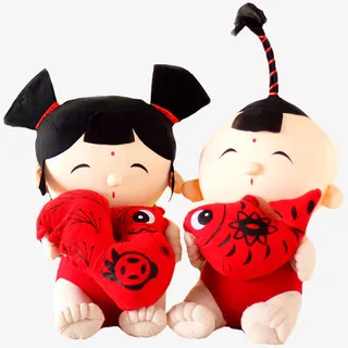 中式经典可爱摆件免抠