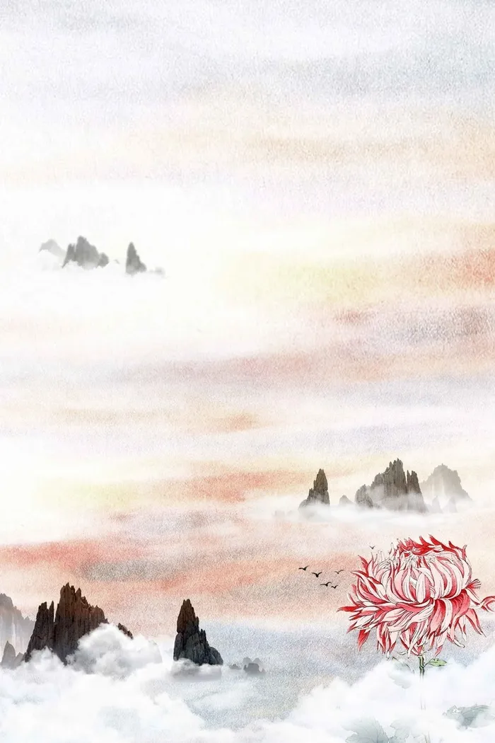 水彩创意重阳节宣传高清