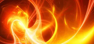 橙色简约科技科幻光绘背景图高清