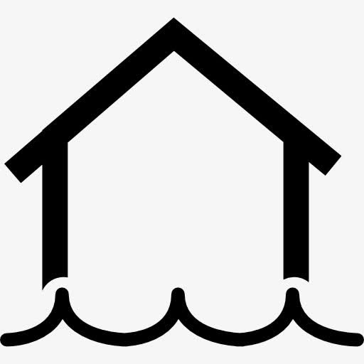 房子上面的水图标免抠