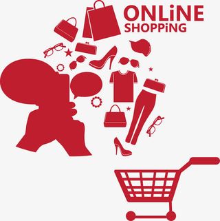 矢量图新年买新衣免抠