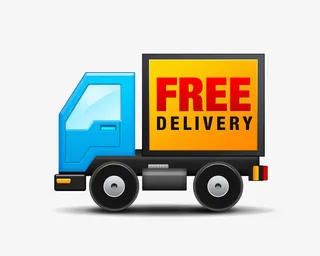 快递车素材免抠